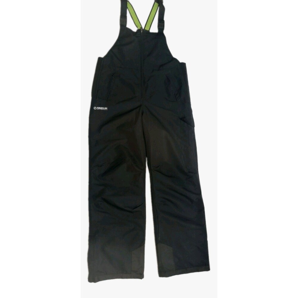 Magellan Outdoors Youth XL(18-20) Black Ski Bib Water Resistant And Warmth